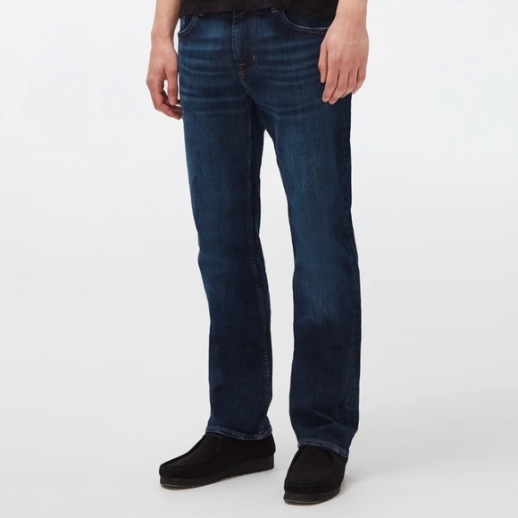 REVOLVE x 7 for all Mankind Men’s Denim jeans Standard Medium/Dark wash 34 - Picture 4 of 16